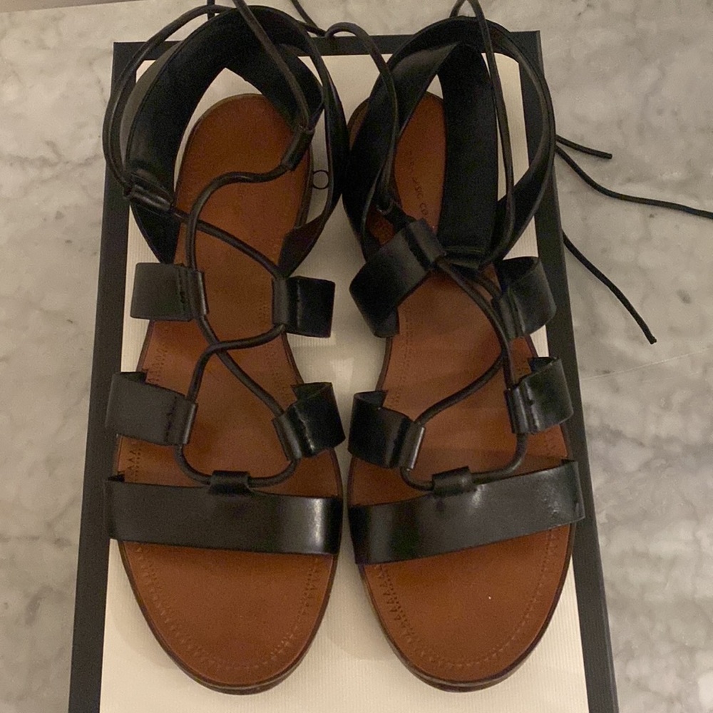 Zara women’s lace up gladiator sandals